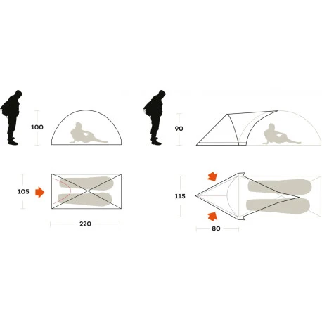 Abside Ferrino Blizzard 2 Apsis 4 Abside Ferrino Blizzard 2 Apsis - immagine 4