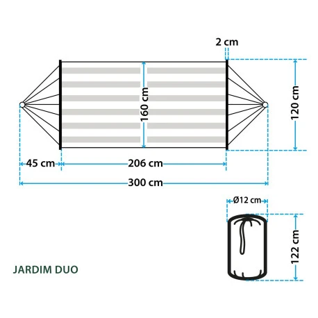 Amaca Brunner Jardim Duo 4 Amaca Brunner Jardim Duo - immagine 4