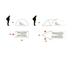 Ferrino Abside Extreme 2 Apsis 7 Ferrino Abside Extreme 2 Apsis -Vendite Lando Sport apside extreme 2 per tenda aumenta spazio comfort esterno tirantatura multipla tenda alta quota 3