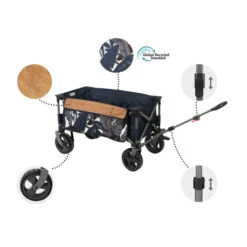 Carrello Beaver Brand Belsol Sabrina 8 Carrello Beaver Brand Belsol Sabrina -Vendite Lando Sport carrello belsol sabrina ruote poliuretano freni stazionamento manubrio estendibile P00009 3