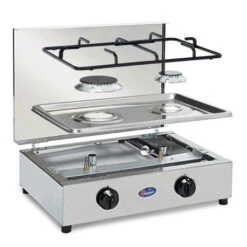 Parker® Fornello Parker A Gas 2F Inox -Vendite Lando Sport fornello a gas inox 200 2