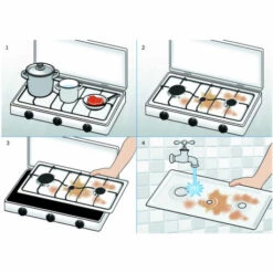 Parker® Fornello Parker A Gas 3F Inox -Vendite Lando Sport fornello a gas inox 300 3