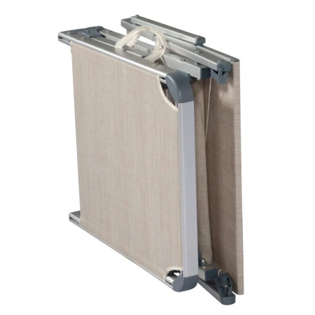 Lettino Greenwood Con Tettuccio Pieghevole Sabbia 2 Lettino Greenwood Con Tettuccio Pieghevole Sabbia - immagine 2