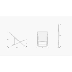 Sedia A Sdraio LaFuma Maxi Transat Ciel -Vendite Lando Sport maxi transat 1 3