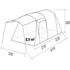 Tenda Brunner Bullet 5 13 Tenda Brunner Bullet 5 -Vendite Lando Sport tenda bullet brunner 5 posti poliestere gonfiabile 3 archi catino integrato 0102987N 5