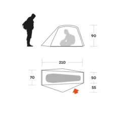 Tenda Ferrino Blow 1 9 Tenda Ferrino Blow 1 -Vendite Lando Sport tenda ferrino blow 1 posto ultra leggera compatta sacca impermeabile trekking ciclismo 91217QOB 3