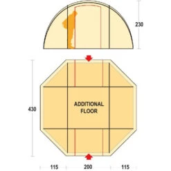 Tenda Ferrino Campo Base 9 Tenda Ferrino Campo Base -Vendite Lando Sport tenda ferrino campo base versatile spedizione logistica pernottamento 90130LAA 3
