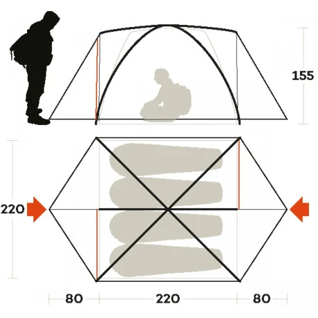 Tenda Ferrino Lhotse 4 4 Tenda Ferrino Lhotse 4 - immagine 4