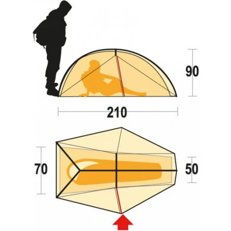 Tenda Ferrino Nemesi 1 3 Tenda Ferrino Nemesi 1 - immagine 3