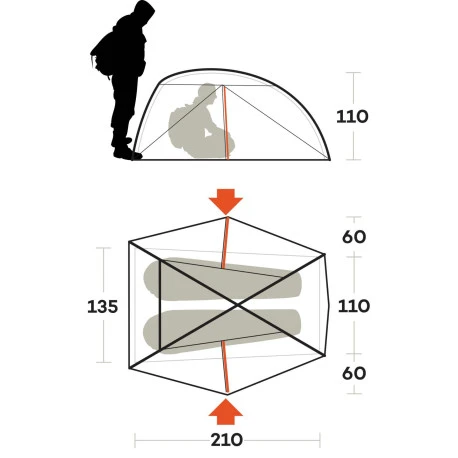 Tenda Ferrino Nemesi 2 PRO 6 Tenda Ferrino Nemesi 2 PRO - immagine 6