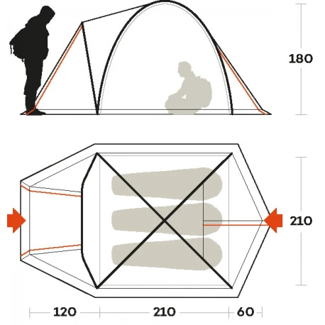 Tenda Ferrino Shaba 3 3 Tenda Ferrino Shaba 3 - immagine 3