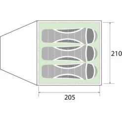 Tenda Brunner Globo 3 14 Tenda Brunner Globo 3 -Vendite Lando Sport tenda globo 3 brunner poliestere leggera cupola viaggio 0103083N 3