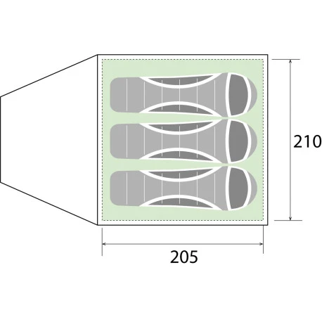 Tenda Brunner Globo 3 4 Tenda Brunner Globo 3 - immagine 4