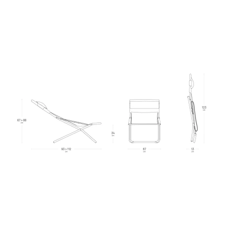 Sedia A Sdraio Lafuma Tube Titane Moss Ocean 4 Sedia A Sdraio Lafuma Tube Titane Moss Ocean - immagine 4